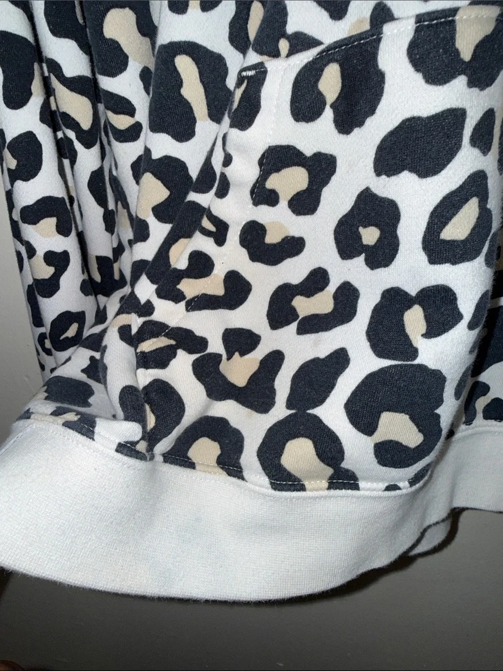 Nike Leopard Print Hoodie with Metallic Gold Swoosh